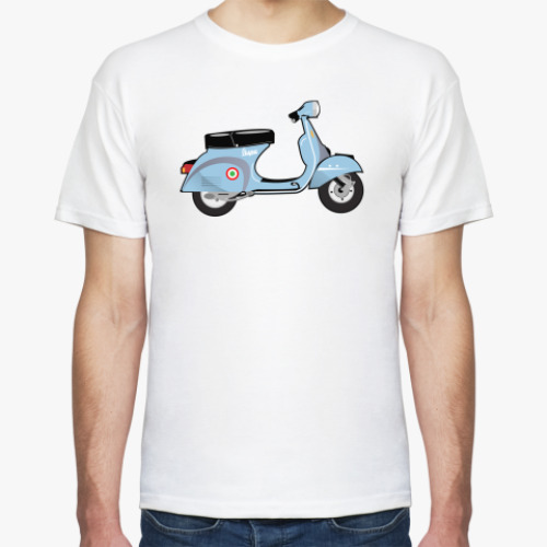 Футболка с принтом VESPA