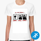 Женская спортивная футболка