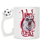 Кружка с футбольным мячиком