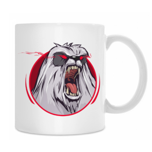 Кружка с принтом Work harder. Йети