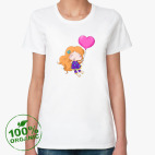 Женская футболка органик