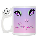 Кружка с футбольным мячиком