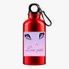 Металлическая бутылка 400 мл UV-DTF