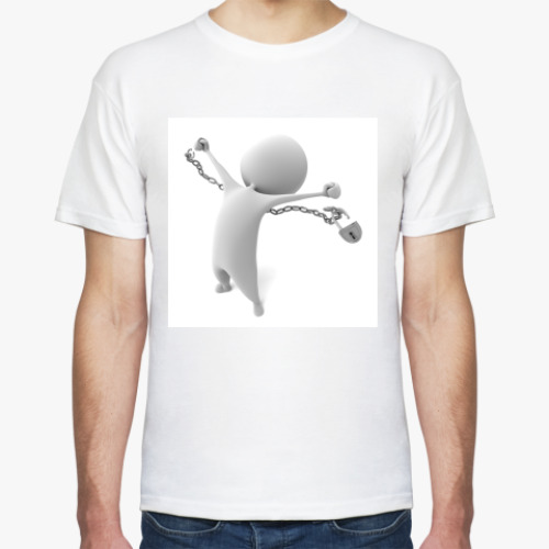 Футболка с принтом Воин света