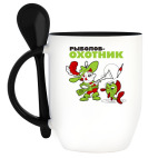 Кружка с ложкой