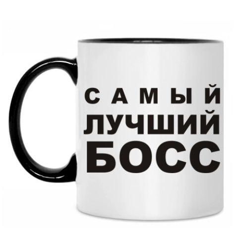 Кружка с принтом Лучший БОСС