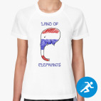 Женская спортивная футболка