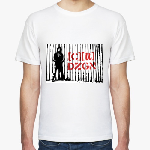 Футболка с принтом хипстер