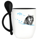 Кружка с ложкой