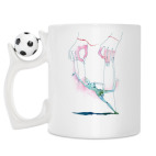 Кружка с футбольным мячиком