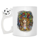 Кружка с футбольным мячиком