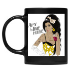 Кружка цветная UV-DTF