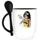 Кружка с ложкой