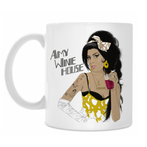 Кружка с принтом Amy Winehouse