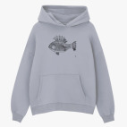 Толстовка худи оверсайз