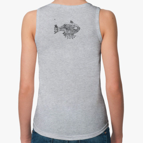 Женская майка с принтом Punk Fish