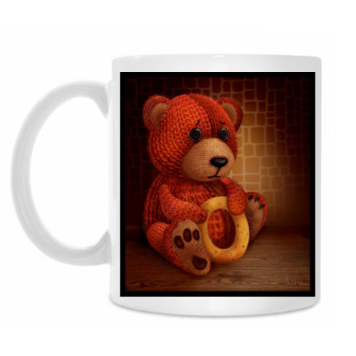 Кружка с принтом Мишка