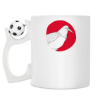 Кружка с футбольным мячиком