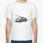 Классическая футболка Американский боевой вертолет