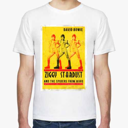 Футболка с принтом David Bowie Ziggy Stardust