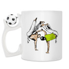 Кружка с футбольным мячиком