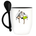 Кружка с ложкой