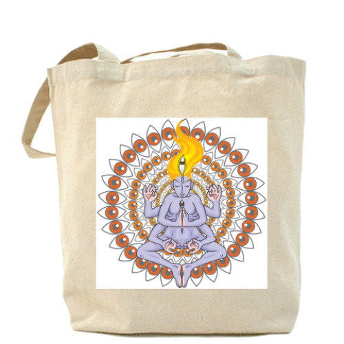 Сумка шоппер с принтом божество