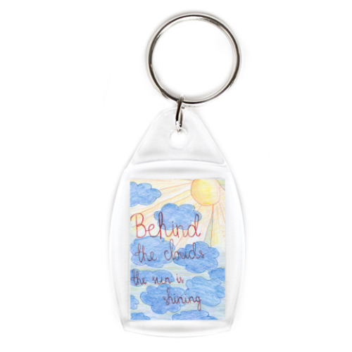 Брелок с принтом  'Облака'