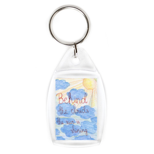 Брелок с принтом  'Облака'