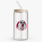 Банка с бамбуковой крышкой