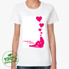 Женская футболка органик