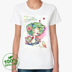 Женская футболка органик