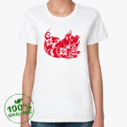 Женская футболка органик