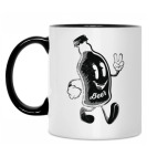 Кружка двухцветная