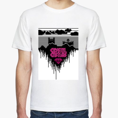 Футболка с принтом Crystal Castles