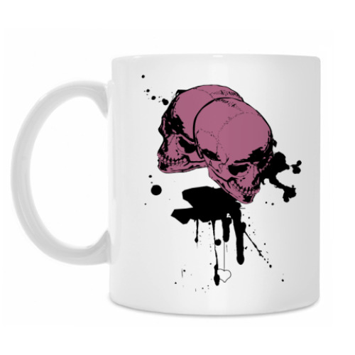 Кружка с принтом Черепа
