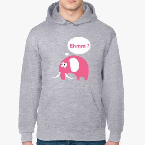 Толстовка худи с принтом Слоник