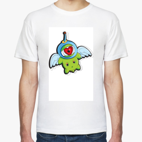 Футболка с принтом  Монстрик