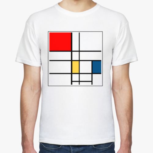 Футболка с принтом Пит Мондриан