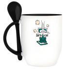 Кружка с ложкой