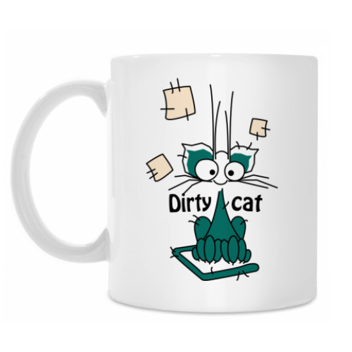 Кружка с принтом Кот