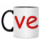 Кружка двухцветная