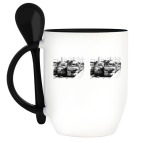 Кружка с ложкой