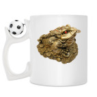 Кружка с футбольным мячиком