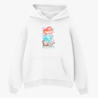 Толстовка худи оверсайз