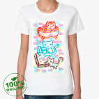 Женская футболка органик