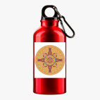 Металлическая бутылка 400 мл UV-DTF