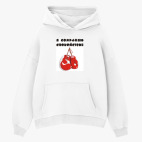 Толстовка худи оверсайз