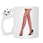 Кружка с футбольным мячиком