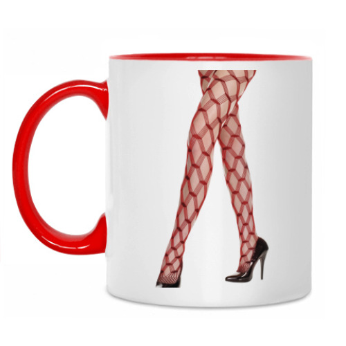 Кружка с принтом Ноги